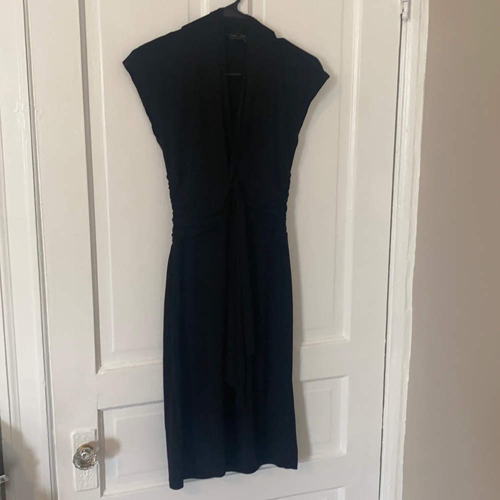 Max and Cleo cap sleeve little black dress